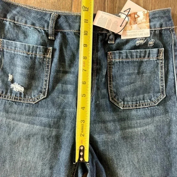 NWT Sincerely Jules Women’s Super High Rise Jeans Size 9/29 - Picture 15 of 16